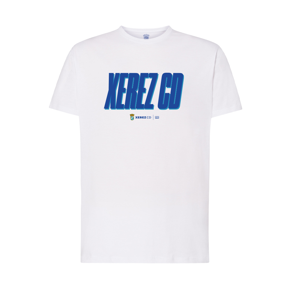 CAMISETA XEREZ CD BLANCA ADULTO