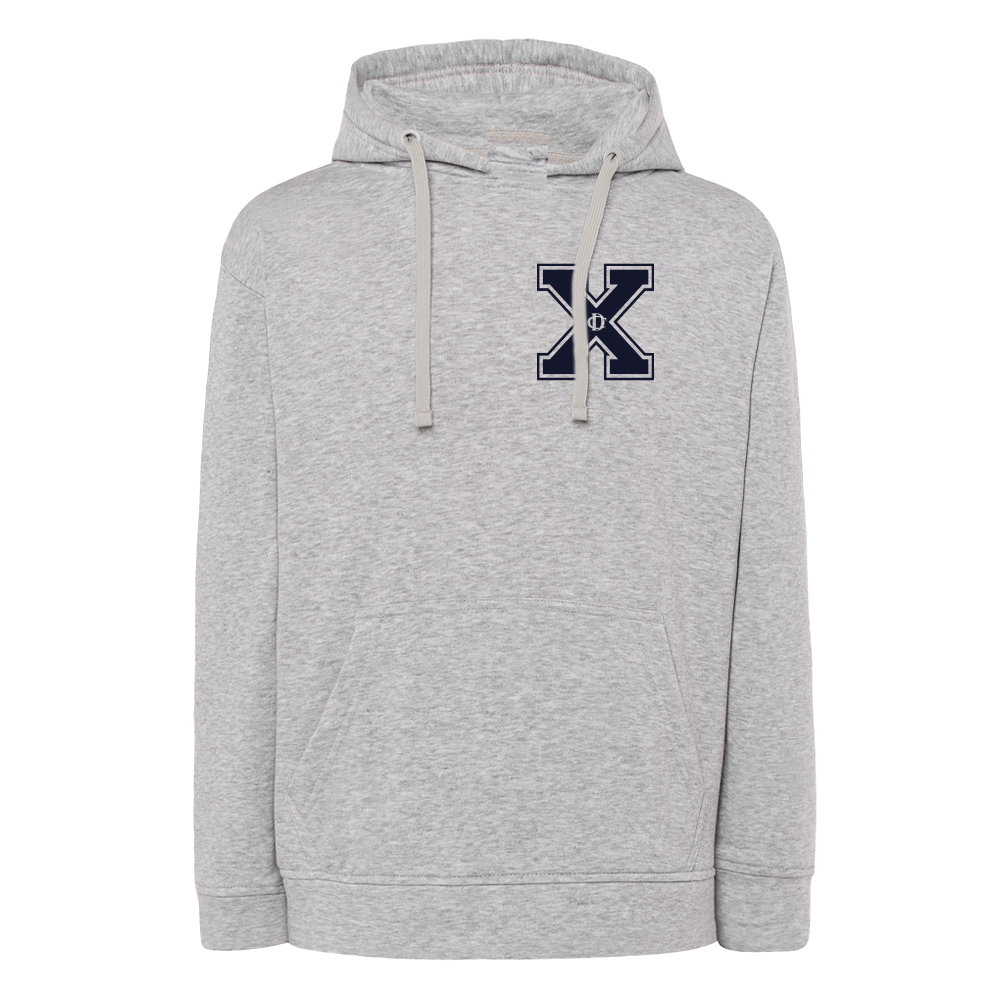 SUDADERA X GRIS JUNIOR