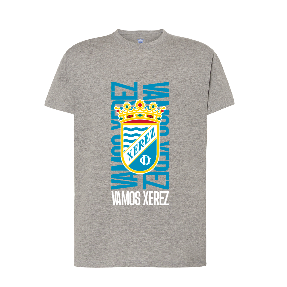 CAMISETA GRIS VAMOS XEREZ INFANTIL