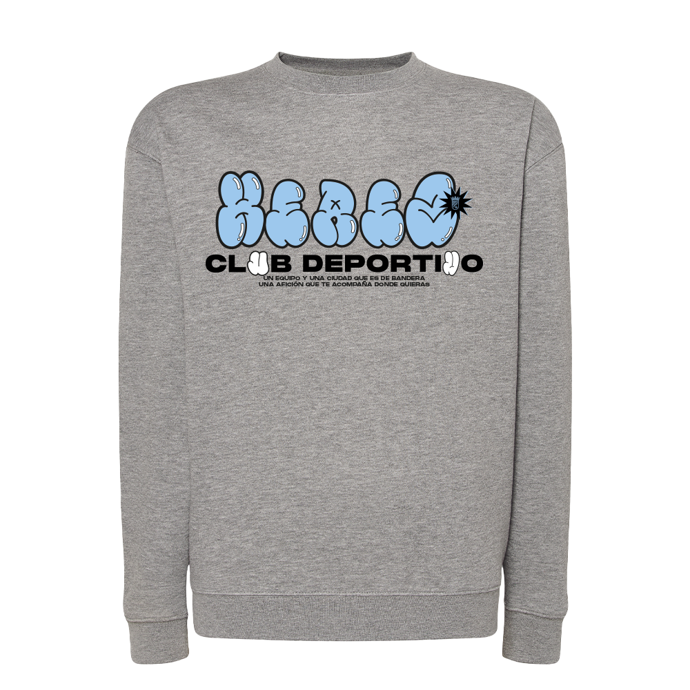 SUDADERA SIN CAPUCHA XEREZ GRIS